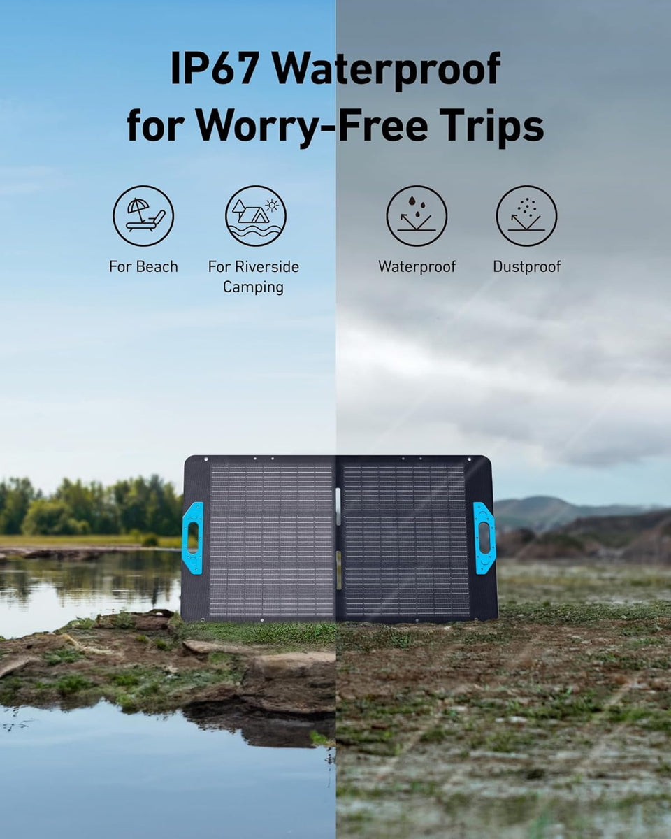 Anker SOLIX PS100 Portable Solar Panel (100W) – Adventour