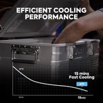 Load image into Gallery viewer, ICECO APL20 12V Light Duty Aluminum Freezer – 21QT Single Zone + Magnetic Power Bank
