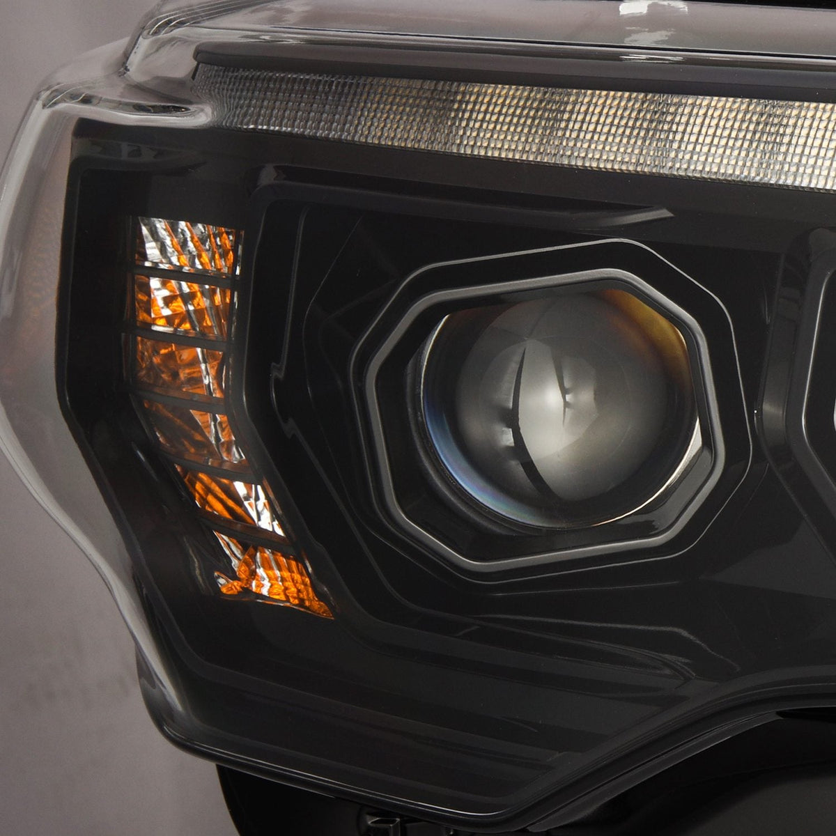 AlphaRex 14-23 Toyota 4Runner MK II LUXX-Series LED Projector Headlights Alpha-Black