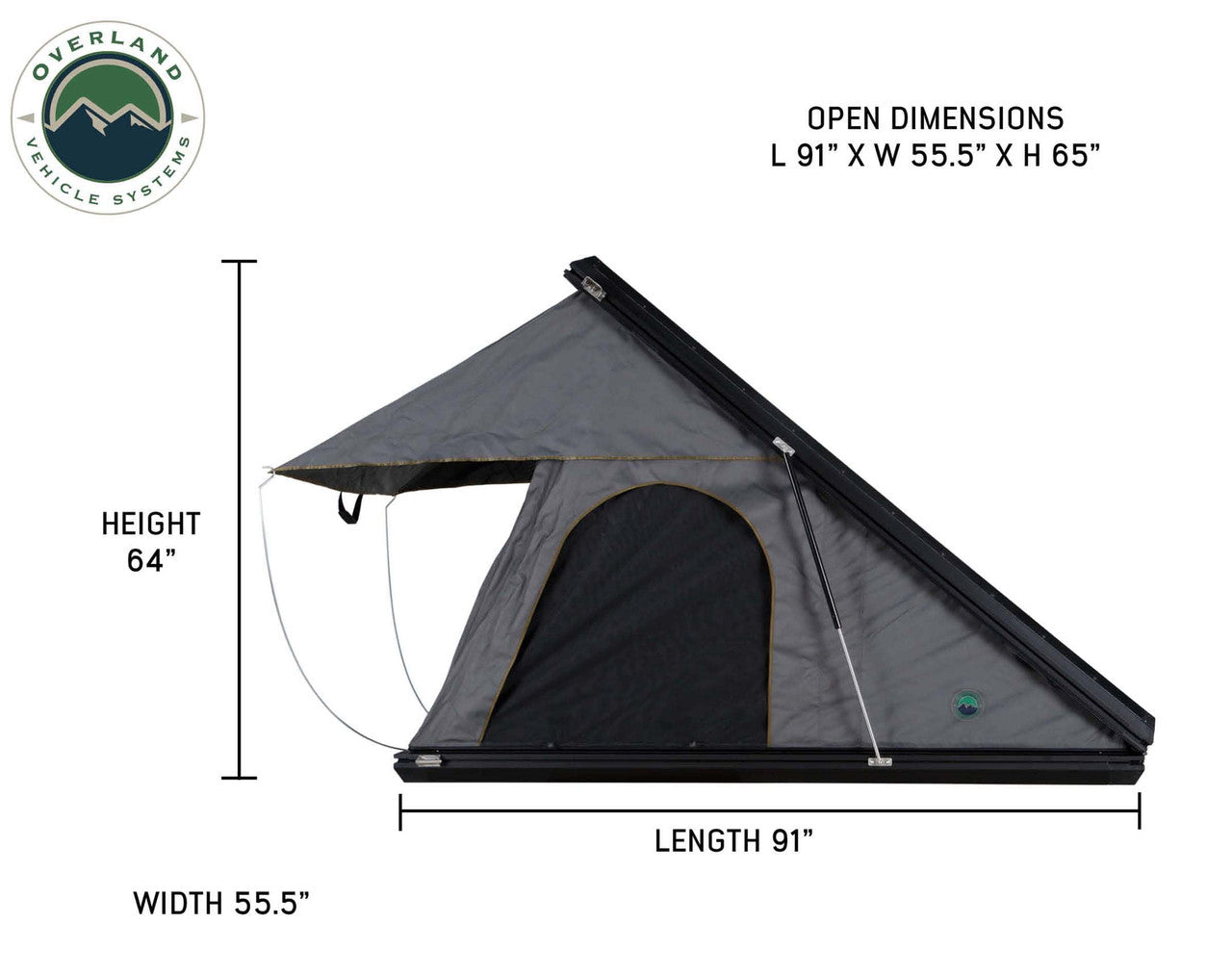 Mamba 3 Clam Shell Roof Top Tent