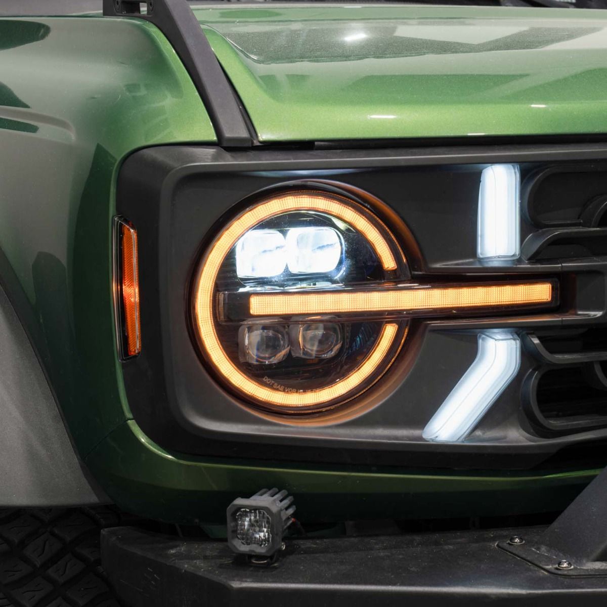 Diode Dynamics Form Lightning 2021-2024 Ford Bronco LED Projector Headlights (pair)