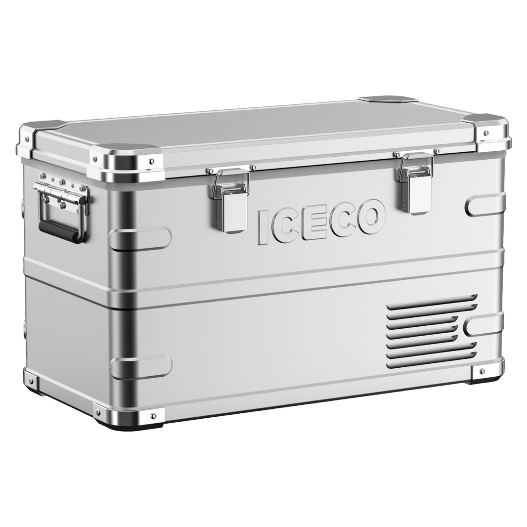 ICECO APL35 12V Ultra-light Dual Zone Aluminum Freezer with Insulated Cover – 37QT