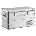 Load image into Gallery viewer, ICECO APL35 12V Ultra-light Dual Zone Aluminum Freezer with Insulated Cover – 37QT
