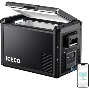 ICECO 37QT VL35ProS 12V Portable Freezer with PB1000 Power Station – Single Zone