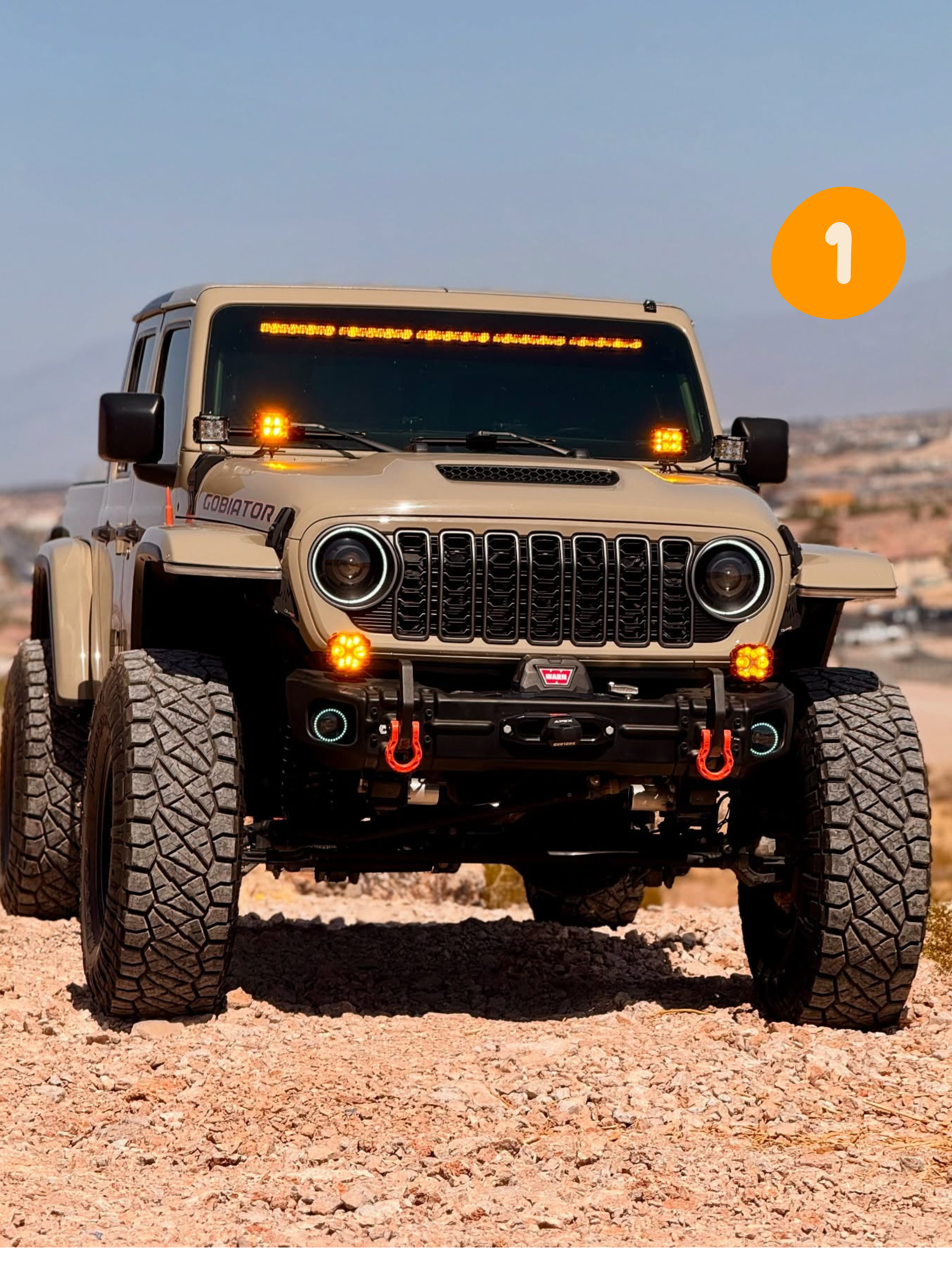 18-25 OEM Color Matched Front Grille for Wrangler JL/Gladiator JT