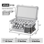 Load image into Gallery viewer, ICECO APL20 12V Light Duty Aluminum Freezer – 21QT Single Zone + Magnetic Power Bank
