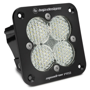 Baja Designs Squadron Pro Black Flush Mount LED Auxiliary Light Pod - Universal
