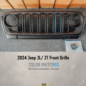 18-25 OEM Color Matched Front Grille for Wrangler JL/Gladiator JT