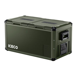 ICECO 79.2QT VL75ProD Olive 12V Heavy Duty Portable Fridge Freezer – Dual Zone Ships Out in Mid-July
