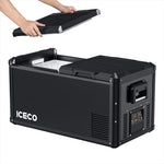 Load image into Gallery viewer, ICECO 79.2QT VL75ProD 12V Robust Portable Freezer with PB1000 Power Station – Dual Zone

