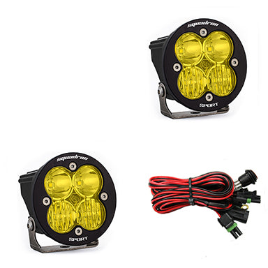 Baja Designs | Squadron-R Sport Black LED Auxiliary Light Pod Pair - Universal