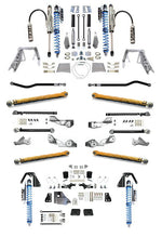Load image into Gallery viewer, EVOMFG JLU KING Front 3-5 Inch front 2.5 Inch Double Throwdown Rear 2.5 Inch Coilover Bypass HC Long Arm PRO PLUS, BLACK, 4 Door 2.0 or 3.6L Gas JEEP WRANGLER
