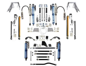 EVOMFG JT (GAS) KING Front Double Throw Down Long Arm Front 2.5 inch KING Coilover Bypass Rear PRO PLUS JEEP GLADIATOR