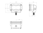 Load image into Gallery viewer, Baja Designs S2 Pro Black Flush Mount LED Auxiliary Light Pod - Universal
