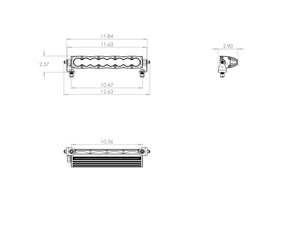 Baja Designs S8 Straight LED Light Bar - Universal