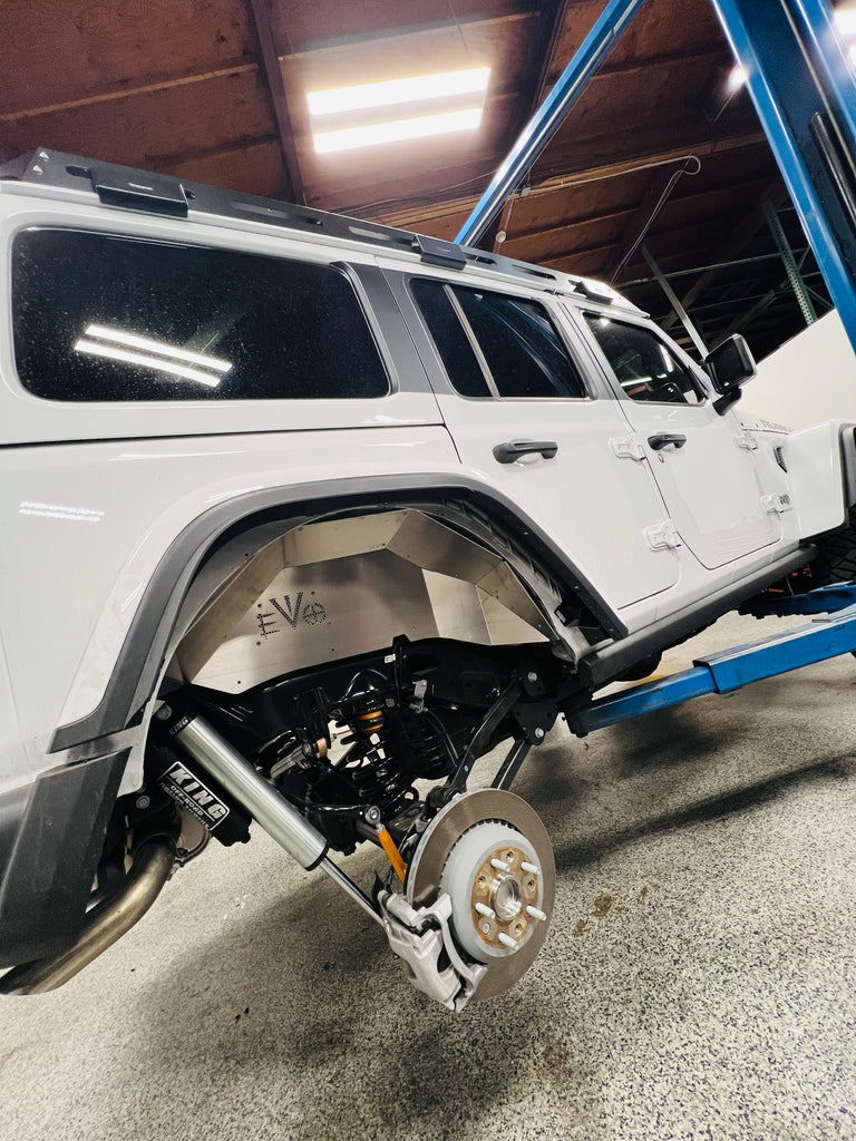 EVOMFG | JL/JLU WRANGLER REAR ALUMINUM INNER FENDERS | 2018–2025