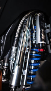 EVOMFG JLU KING Front 3-5 Inch front 2.5 Inch Double Throwdown Rear 2.5 Inch Coilover Bypass HC Long Arm PRO PLUS, BLACK, 4 Door 2.0 or 3.6L Gas JEEP WRANGLER