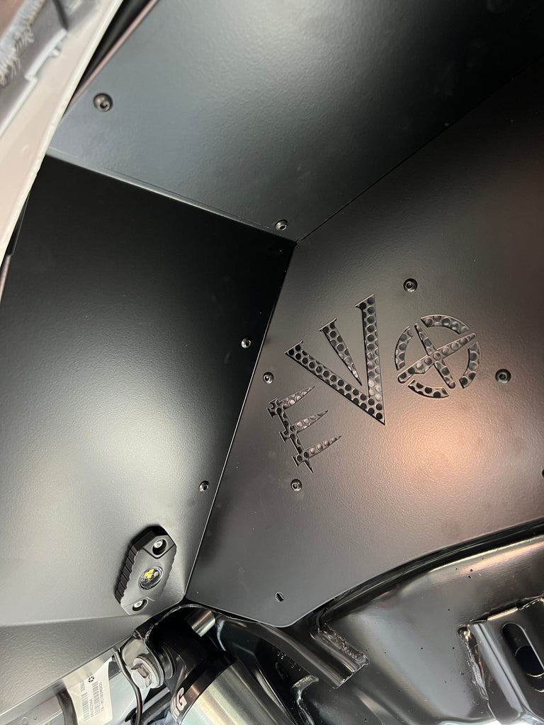 EVOMFG | JL/JLU WRANGLER REAR ALUMINUM INNER FENDERS | 2018–2025