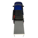 Load image into Gallery viewer, OVS HD Nomadic 4.5&#39; Awning - Grey Body, Green Trim &amp; Black Travel Cover
