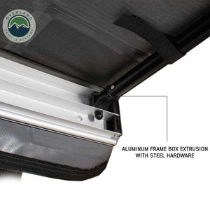 OVS HD Nomadic 4.5' Awning - Grey Body, Green Trim & Black Travel Cover