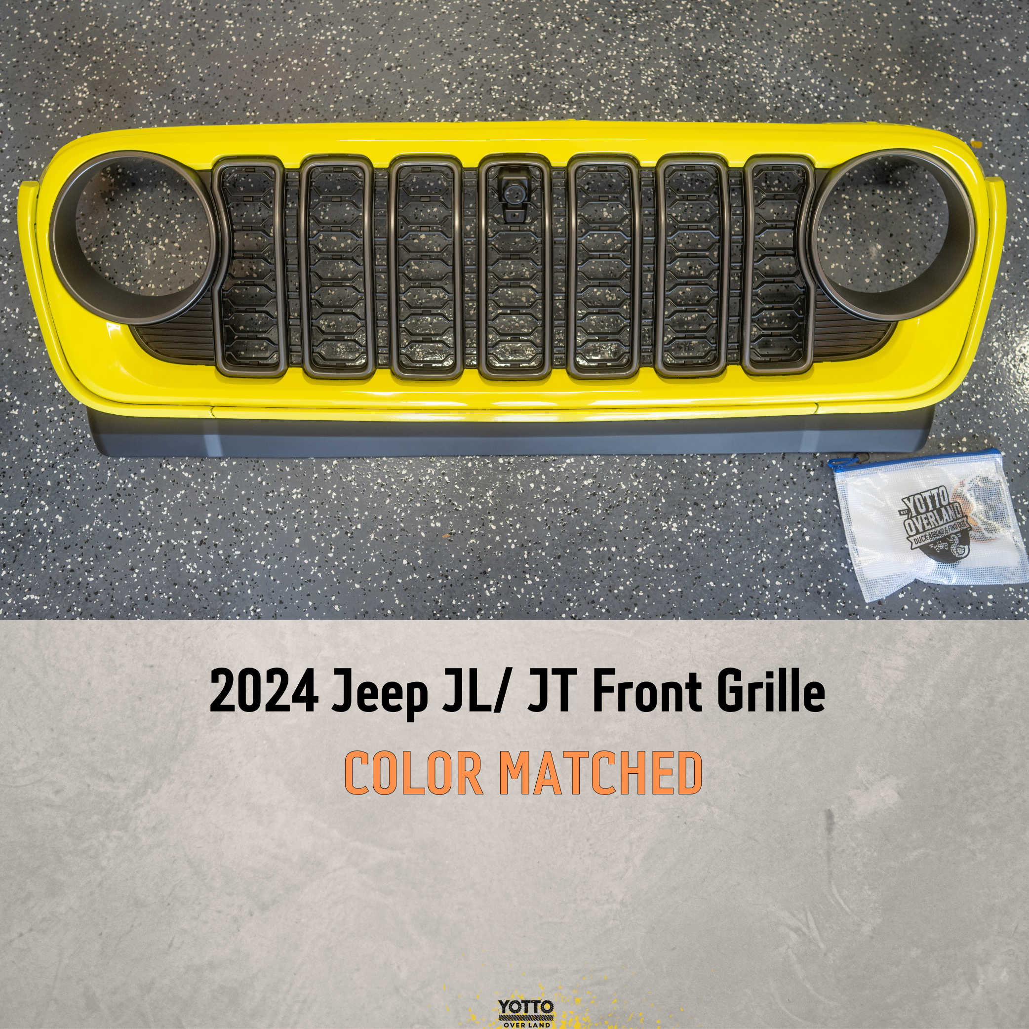 18-25 OEM Color Matched Front Grille for Wrangler JL/Gladiator JT