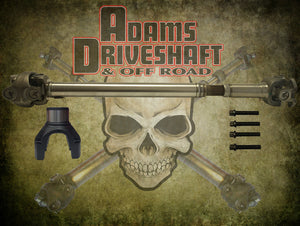 ADAMS DRIVESHAFT JL RUBICON - SAHARA - SPORT - FRONT 1350 CV DRIVESHAFT OEM FLANGE STYLE [EXTREME DUTY SERIES]