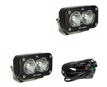 Load image into Gallery viewer, Bajadesigns S2 Pro Black LED Auxiliary Light Pod Pair - Universal
