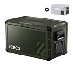Load image into Gallery viewer, ICECO VL35ProS 12V Portable Fridge Freezer – 37QT Olive Single Zone (Metal Edition)
