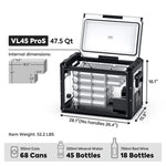 Load image into Gallery viewer, ICECO 47.5QT VL45ProS 12V Portable Fridge Freezer – Single Zone
