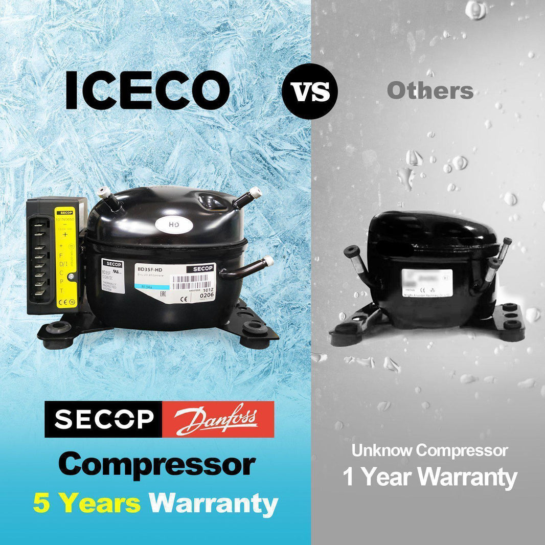 ICECO 47.5QT VL45ProS 12V Portable Fridge Freezer with Magnetic Power Bank – Single Zone