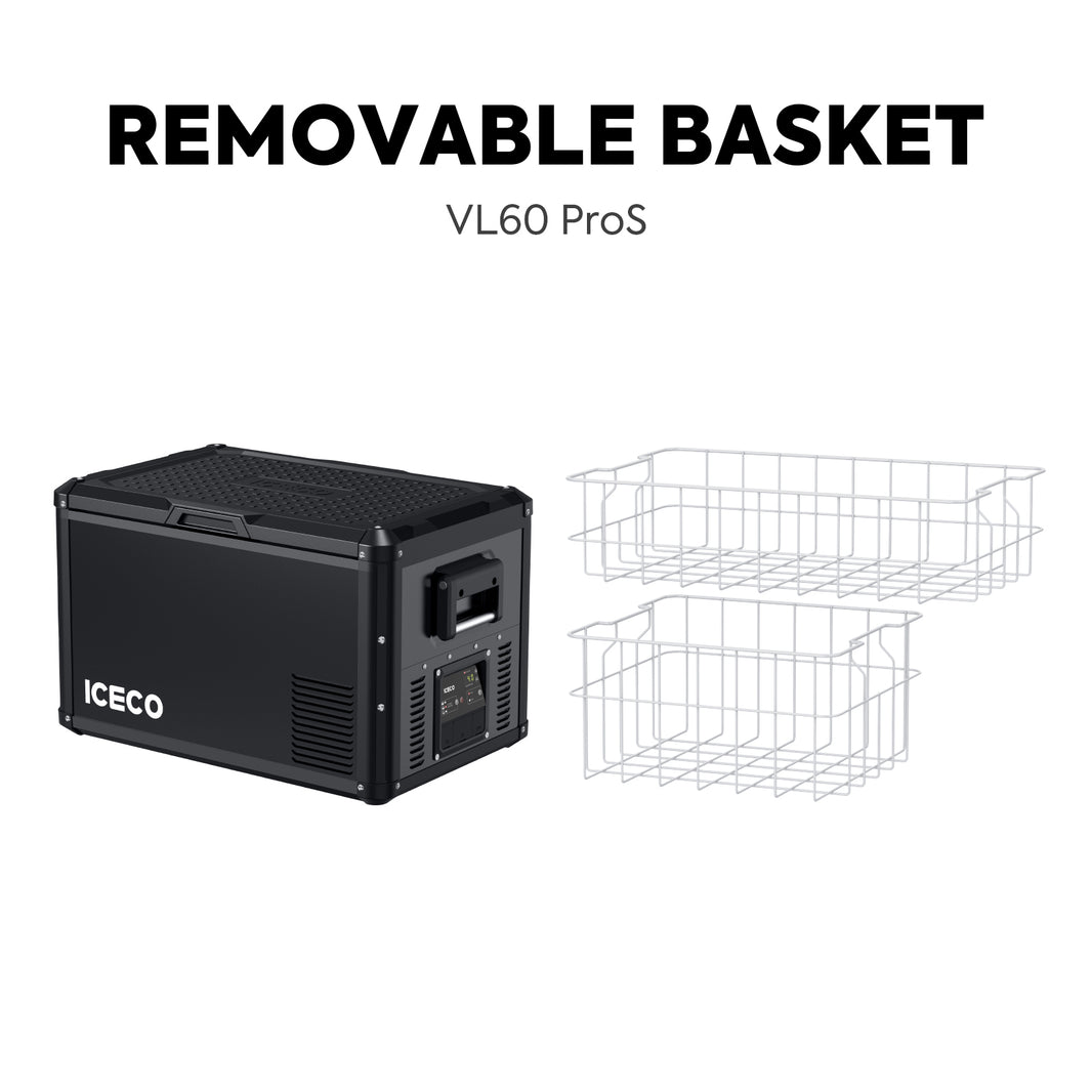 ICECO 63.4QT VL60ProS 12V Portable Fridge Freezer – Single Zone