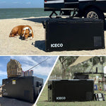 Load image into Gallery viewer, ICECO VL90ProD 12V Portable Fridge Freezer – 95QT Dual Zone With PB1000 Power Station
