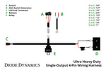 Load image into Gallery viewer, Diode Dynamics | Ultra Heavy Duty Single Output 4-pin Wiring Harness

