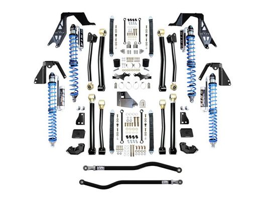EVOMFG JL 4XE 3–5 Inch Lift KING 2.5 Inch Coilover PRO Suspension Systems JEEP WRANGLER