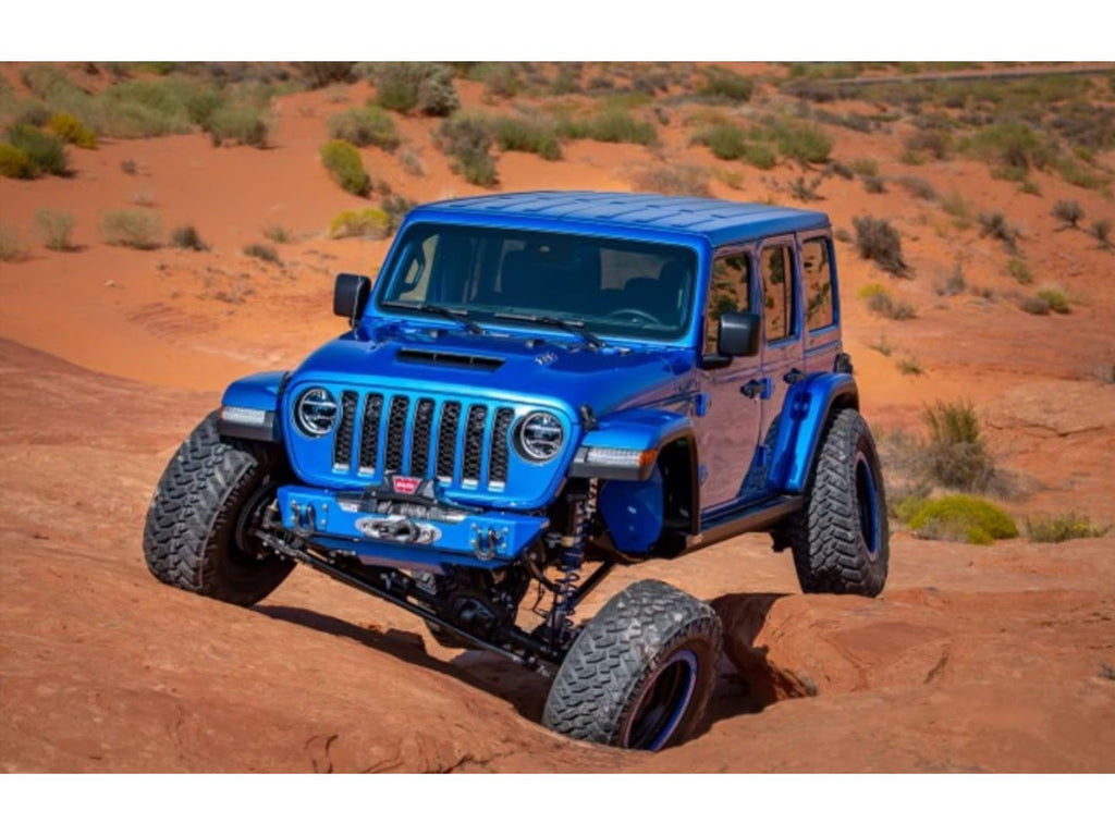 EVOMFG JLU (4-Door) GAS 3–5 Inch Lift KING 2.5 Inch Coilover PRO Suspension Systems JEEP WRANGLER