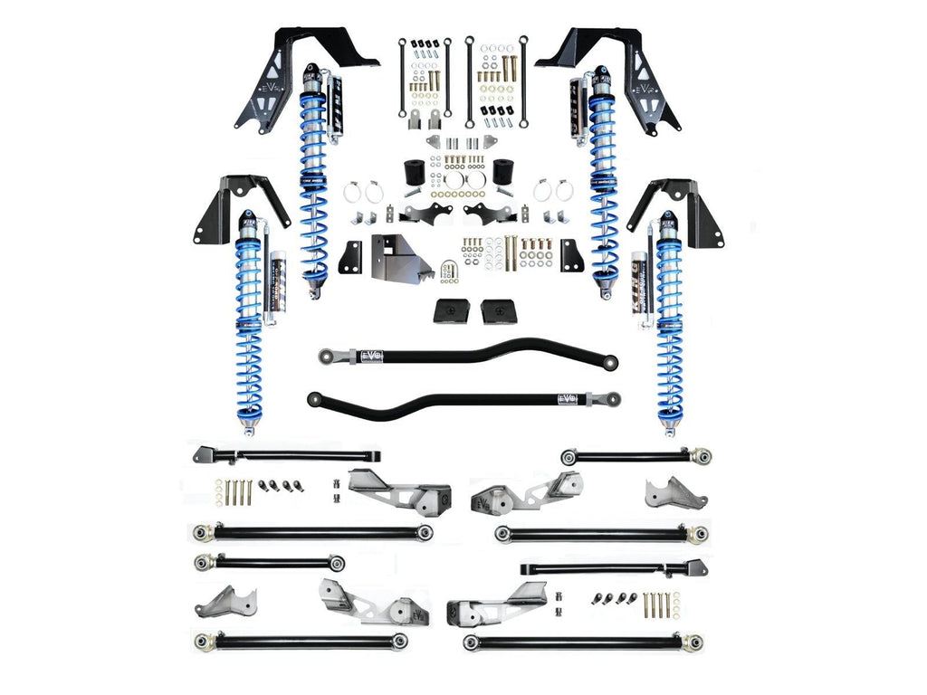EVOMFG | JLU DIESEL 3-5 inch LIFT KING 2.5 inch COILOVER PRO SUSPENSION SYSTEMS (4-Door) JEEP WRANGLER