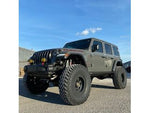 Load image into Gallery viewer, EVOMFG JLU Diesel KING Front 2.5 Inch Double Throwdown Rear 2.5 Inch Coilover Bypass HC Long Arm PRO PLUS, BLACK, 4 Door
