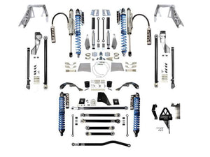 EVOMFG JT (DIESEL) KING Front Double Throw Down Long Arm Rear 2.5 Inch KING Coilover Bypass PRO PLUS JEEP GLADIATOR