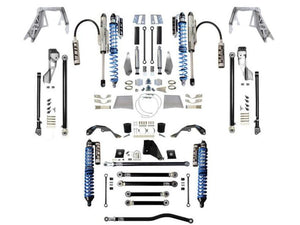 EVOMFG JT (GAS) KING Front Double Throw Down Long Arm Front 2.5 inch KING Coilover Bypass Rear PRO PLUS JEEP GLADIATOR