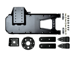 EVOMFG JEEP WRANGLER HEAVY DUTY HINGED SPARE TIRE CARRIER FOR JL/JLU