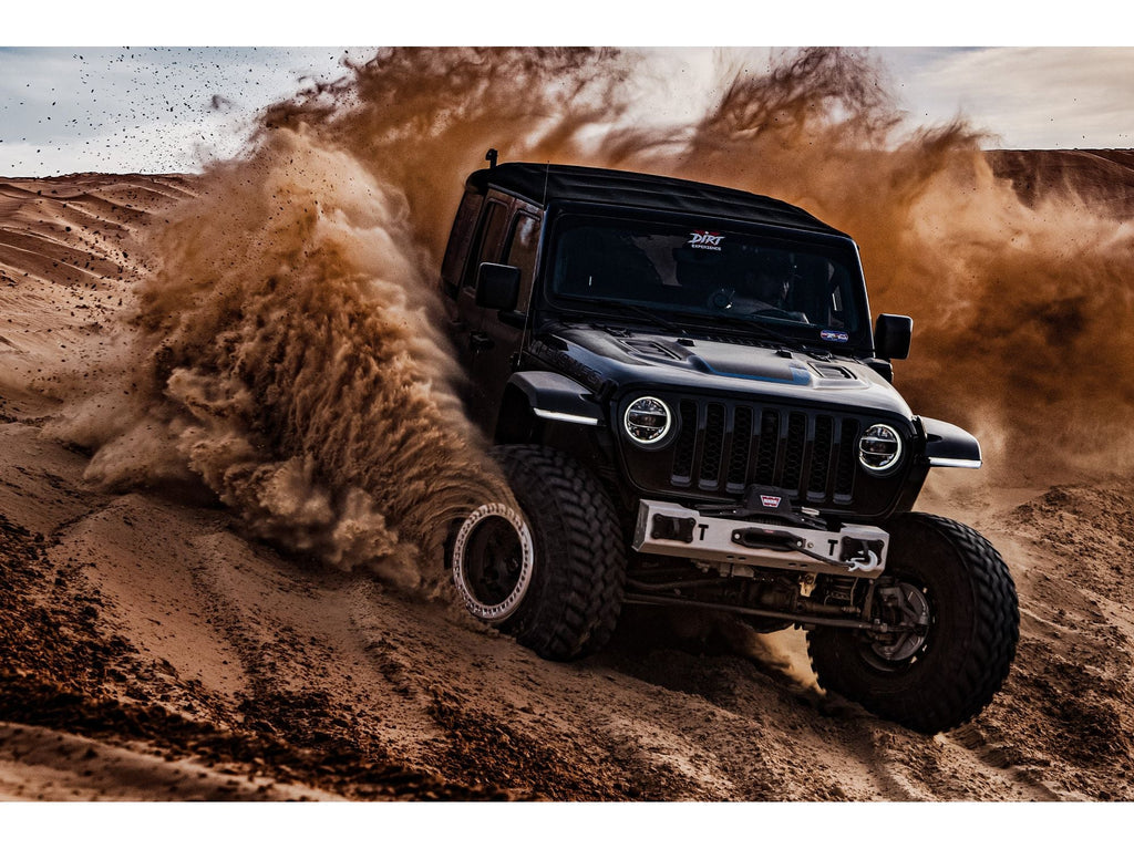EVOMFG QUARTER POUNDER FRONT WINCH BUMPER FOR JEEP WRANGLER & GLADIATOR JK/JL/JT