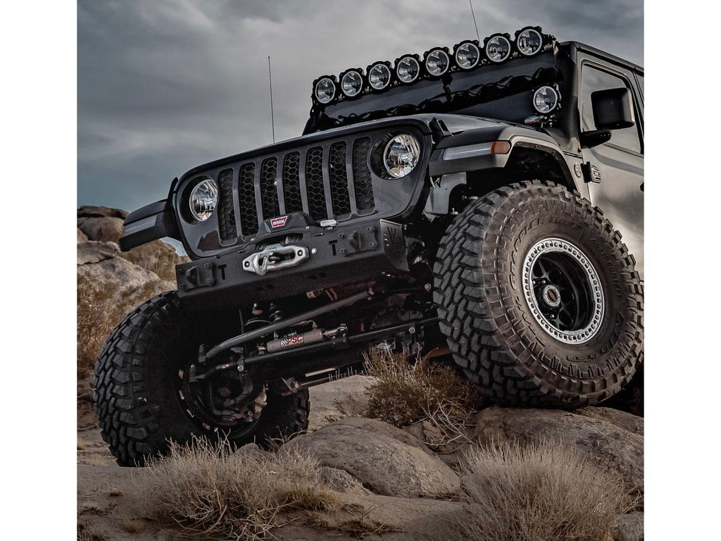 EVOMFG QUARTER POUNDER FRONT WINCH BUMPER FOR JEEP WRANGLER & GLADIATOR JK/JL/JT