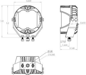 Baja Designs LP4 Pro LED Auxiliary Light Pod Pair - Universal