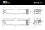 Load image into Gallery viewer, Diode Dynamics | SS40 Yellow LED Light Bar (one)
